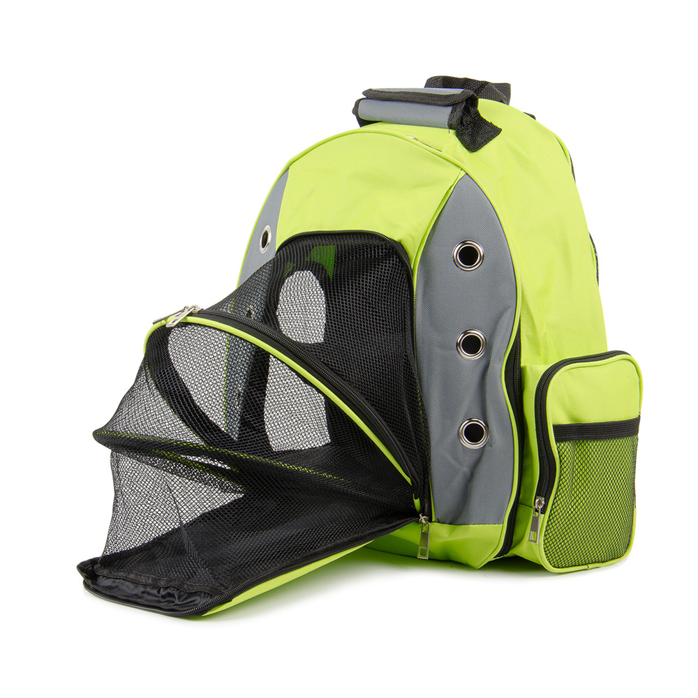 Evelyne Pet Dog Cat Travel Carrier Backpack Vented with Expandable Zipper Open eBay