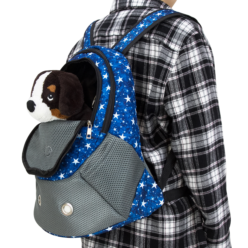 Evelyne Pet Dog Cat Backpack Knapsack with Zipper Front Opening | eBay